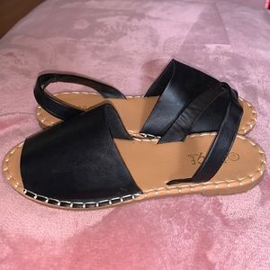 Black sandals